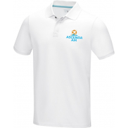 Męska organiczna koszulka polo Graphite, xs, biały