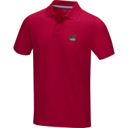 Męska organiczna koszulka polo Graphite, xl, czerwony