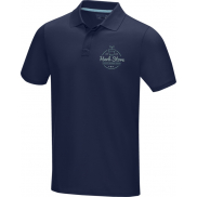 Męska organiczna koszulka polo Graphite, s, niebieski