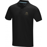 Męska organiczna koszulka polo Graphite, l, czarny