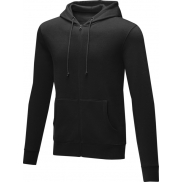 Charon męska zapinana na zamek bluza z kapturem 240 g/m², l, czarny