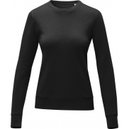 Zenon damska bluza z okrągłym dekoltem , 4xl, czarny