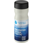 Butelka H2O Active® Eco Base 650 ml screw cap, biały, czarny