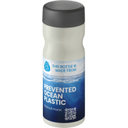 Butelka H2O Active® Eco Base 650 ml screw cap, biały, szary