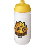 Bidon HydroFlex™o pojemności 500 ml, żółty, biały