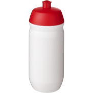 Bidon HydroFlex™o pojemności 500 ml, czerwony, biały
