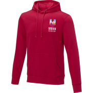 Charon bluza z kapturem unisex 240 g/m², 3xl, czerwony