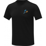 Kratos męska luźna koszulka z krótkim rękawkiem 105 g/m², 4xl, czarny