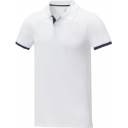 Męska koszulka polo duotone Morgan z krótkim rękawem 200 g/m², xs, biały