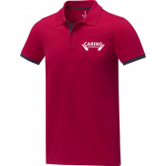 Męska koszulka polo duotone Morgan z krótkim rękawem 200 g/m², xs, czerwony