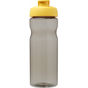 Bidon H2O Active® Base Tritan™ o pojemności 650 ml z klapką, szary, żółty