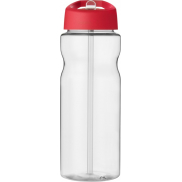 Bidon H2O Active® Base Tritan™ o pojemności 650 ml z dzióbkiem, biały, czerwony