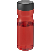 Bidon H2O Active® Base Tritan™ o pojemności 650 ml z zakrętką, czerwony, czarny