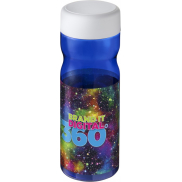 Bidon H2O Active® Base Tritan™ o pojemności 650 ml z zakrętką, niebieski, biały