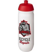 Bidon HydroFlex™o pojemności 750 ml, czerwony, biały