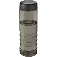 H2O Active® Eco Treble 750 ml screw cap water bottle , szary, czarny