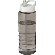 H2O Active® Eco Treble bidon z pokrywką z tutką o pojemności 750 ml , szary, biały