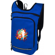 Trails plecak outdorowy, certyfikat GRS, tworzywo RPET, 6,5 l, niebieski