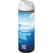 H2O Active® Eco POP Vibe 850 ml, bidon sportowy z odchylaną pokrywką, szary, biały