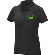 Deimos damska koszulka polo o luźnym kroju 105 g/m², xl, czarny