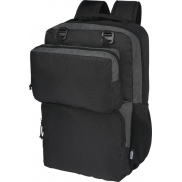 Trailhead plecak na 15-calowego laptopa o pojemności 14 l z recyklingu z certyfikatem GRS, czarny, szary