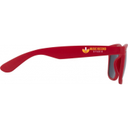 Sun Ray okulary przeciwsłoneczne z tworzywa sztucznego pochodzącego z recyklingu, czerwony