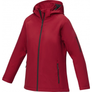 Notus damska ocieplana kurtka softshell, l, czerwony