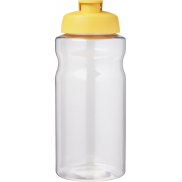 H2O Active® Big Base bidon z wieczkiem zaciskowym o pojemności 1 litra, żółty