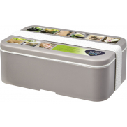 MIYO Renew jednoczęściowy lunchbox, szary, biały