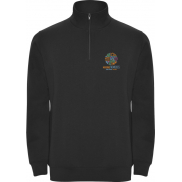Aneto bluza rozpinany pod szyją na suwak 280 g/m², s, czarny
