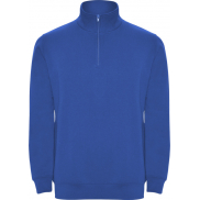 Aneto bluza rozpinany pod szyją na suwak 280 g/m², l, niebieski