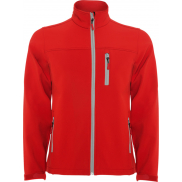 Antartida męska kurtka typu softshell, 2xl, czerwony
