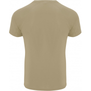 Bahrain sportowa koszulka męska z krótkim rękawem 135 g/m², l, brazowy