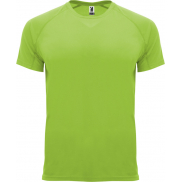 Bahrain sportowa koszulka męska z krótkim rękawem 135 g/m², xl, zielony