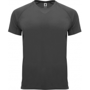 Bahrain sportowa koszulka męska z krótkim rękawem 135 g/m², 2xl, szary