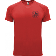 Bahrain sportowa koszulka męska z krótkim rękawem 135 g/m², 2xl, czerwony