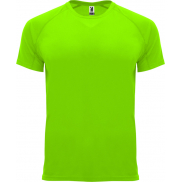Bahrain sportowa koszulka męska z krótkim rękawem 135 g/m², 3xl, zielony