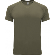 Bahrain sportowa koszulka męska z krótkim rękawem 135 g/m², 3xl, zielony