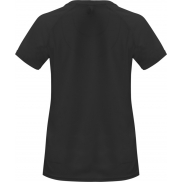 Bahrain sportowa koszulka damska z krótkim rękawem 135 g/m², xl, czarny