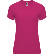 Bahrain sportowa koszulka damska z krótkim rękawem 135 g/m², xl, różowy