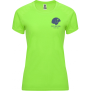Bahrain sportowa koszulka damska z krótkim rękawem 135 g/m², 2xl, zielony