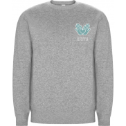 Batian bluza unisex z okrągłym dekoltem 300 g/m², s, szary