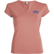 Belice koszulka damska z krótkim rękawem 200 g/m², 2xl, pomarańczowy