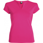 Belice koszulka damska z krótkim rękawem 200 g/m², 2xl, różowy