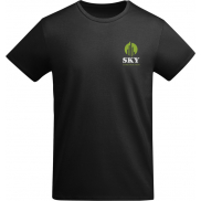 Breda koszulka męska z krótkim rękawem 175 g/m², 2xl, czarny