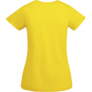 Breda koszulka damska z krótkim rękawem 175 g/m², l, żółty