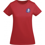 Breda koszulka damska z krótkim rękawem 175 g/m², 2xl, czerwony