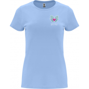 Capri koszulka damska z krótkim rękawem 170 g/m², 3xl, niebieski