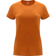 Capri koszulka damska z krótkim rękawem 170 g/m², s, pomarańczowy