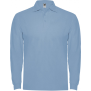 Estrella koszulka męska polo z długim rękawem 220 g/m², 2xl, niebieski